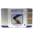 PASTELLI GIOTTO SUPERMINA 12 SCATOLA METALLO 236700
