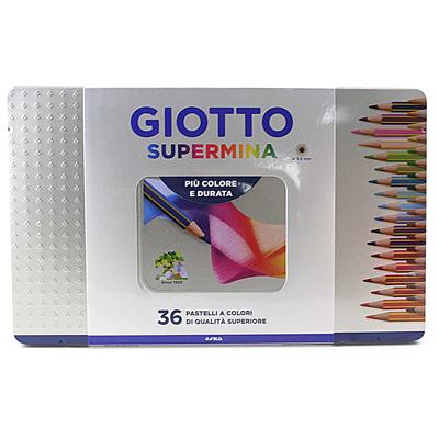 PASTELLI GIOTTO SUPERMINA 36 SCTOLA METALLO 259500