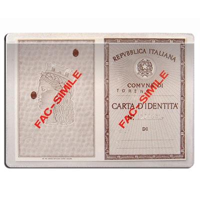 PORTA CARTA D'IDENTITA' 1016 CRISTAL A TASCA