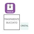 PORTA CARTA D'IDENTITA' 1016 CRISTAL A TASCA