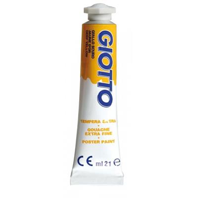 TEMPERA GIOTTO TUBO 21ML 04 GIALLO SCURO 355004