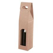 SCATOLA PORTABOTTIGLIA 9X9X34 KRAFT  AVANA VN1S/CAV
