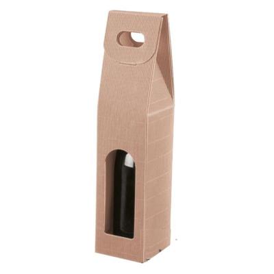 SCATOLA PORTABOTTIGLIA 9X9X34 KRAFT  AVANA VN1S/CAV