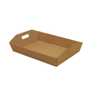 CESTA CARTONE ONDULATO 31X24X6 AVANA 1510W/CAV