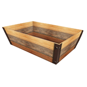 VASSOIO CARTONE STAMPA LEGNO ROVERE 34X20,5X11 1610S/V02