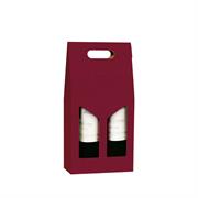 SCATOLA VINO KRAFT ONDULATO 2 BOTTIGLIE VINACCIA 18X9X38