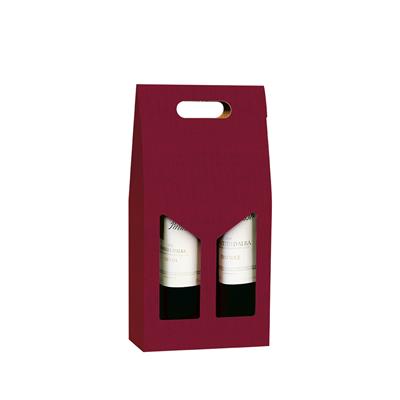 SCATOLA VINO KRAFT ONDULATO 2 BOTTIGLIE VINACCIA 18X9X38