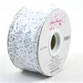 ROTOLO POLYCOTTON CM.5 BIANCO NASTRO DECORATIVO