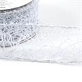 ROTOLO POLYCOTTON CM.5 BIANCO NASTRO DECORATIVO