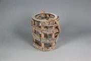 LANTERNA LEGNO/VETRO CM.15 DM.17