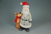 BABBO NATALE TERRACOTTA CM.20,5