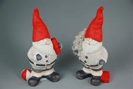 BABBO NATALE TERRACOTTA CM.20 ASS.2