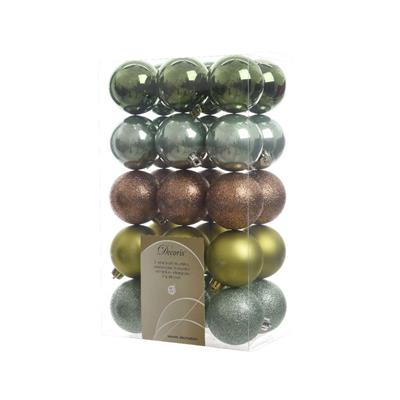 SFERE NATALE 60MM NATURE ASSORT. 30PZ.