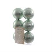 SFERE NATALE 80MM EUCALIPTO 6PZ.