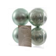 SFERE NATALE 100MM EUCALIPTO 4PZ.