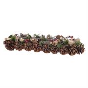 DECOR. NATALE 4 TAZZE PINO CHIARO 15X45X9,5CM