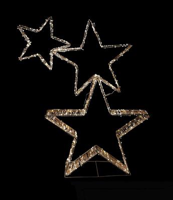 STELLE 3PZ. CM.81X13X140 CON LED N36130
