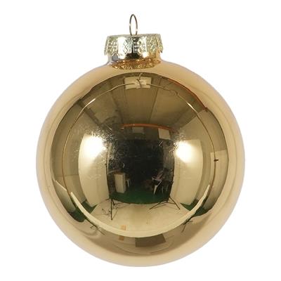TUBO 16 SFERE VETRO MM.80 ORO N16047N 26