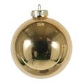 BOX 12 SFERE VETRO MM.100 ORO N16048N