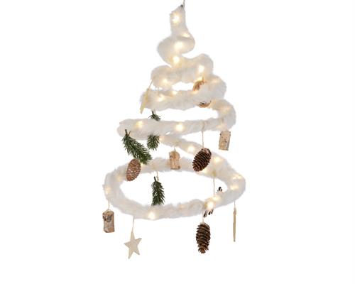 ALBERO NATALE A SPIRALE DIAMETRO 28CM CON LED 480867