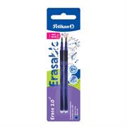 REFILL DA 2 PZ PELIKAN ERASE 2.0 BLU