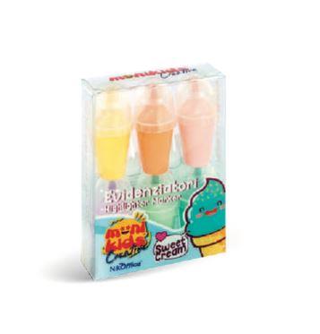 EVIDENZIATORE 6 PZ SWEET CREAM 36NIK048