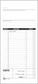 CONTO RISTORANTE 9,9X22 FF100