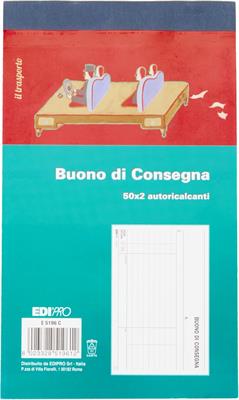 BUONO CONSEGNA 2COPIE AUTORICALCANTE 9,9X15,8 50FFX2