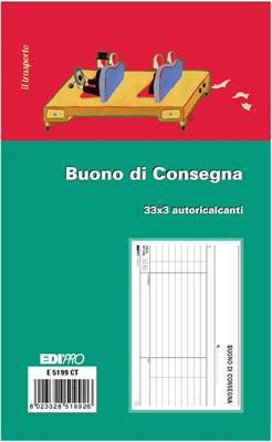 BUONO CONSEGNA 3COPIE AUTORICALCANTE 9,9X15,8 33FFX3