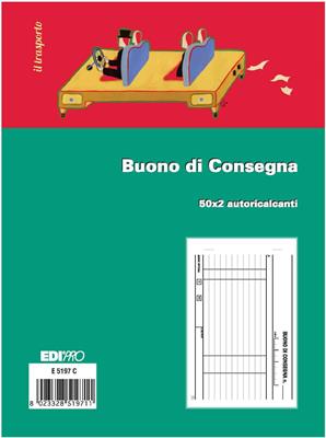 BUONO CONSEGNA 2 COPIE A6 50FFX2