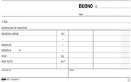 BUONO PRELIEVO CARBURANTE AUTORICALCANTE 2 COPIE 9,9X16,