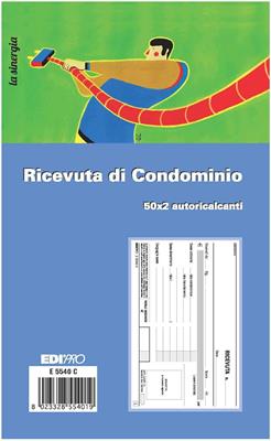 RICEVUTE DI CONDOMINIO 2 COPIE 9X9,17 FF50X2