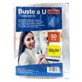 BUSTE A U FORMATO CM. 22X30 CF. 50 PZ