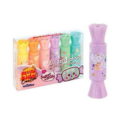 EVIDENZIATORE 6 PZ SWEET CANDY 36NIK052
