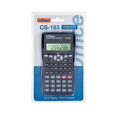 CALCOLATRICE SCIENTIFICA CS -183 BLISTER 08NIK001/BL