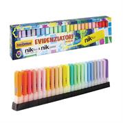 EVIDENZIATORE 24 COLORI 8FLUO 16PASTEL 36NIK036/24