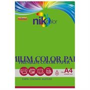 CARTA FOTOCOPIE A4 100FG 80G VERDE FLUO 23NIK117