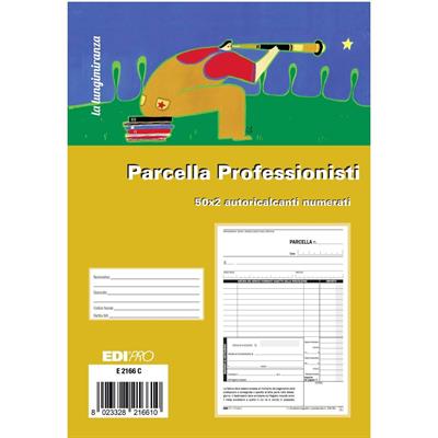 BLOCCO FATTURA, PARCELLA PROFESSIONISTI 50X2 AUTORICALCA