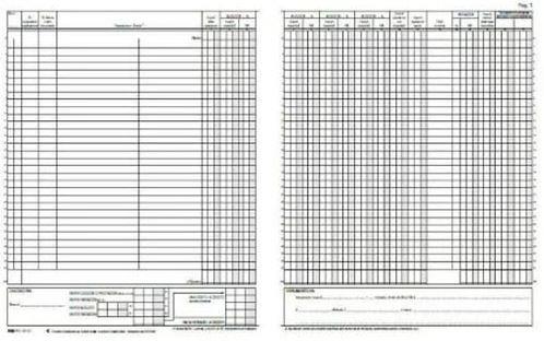 REGISTRO IVA FATTURE 22 PAGINE NUMERATE F.TO 31X24,5 E21