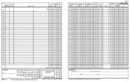 REGISTRO IVA FATTURE 22 PAGINE NUMERATE F.TO 31X24,5 E21