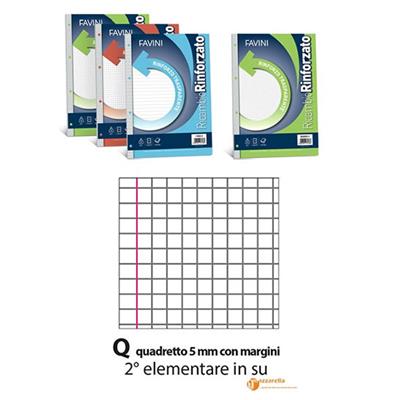 RICAMBI A4 RINFORZATI GR.80 FF.40 Q A475764