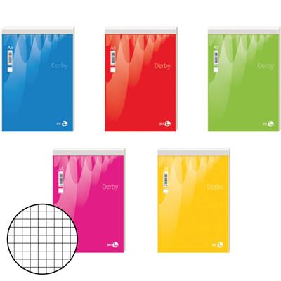BLOCCHI NOTES DERBY 15X21 A5 60 FF 5MM 0100013