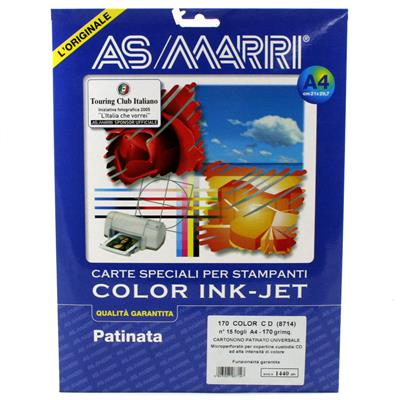 CARTONCINO MICROPERFORATO CUSTODIE CD/DVD INK-JET