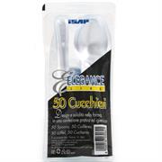 CUCCHIAI TRASPARENTI PZ.50
