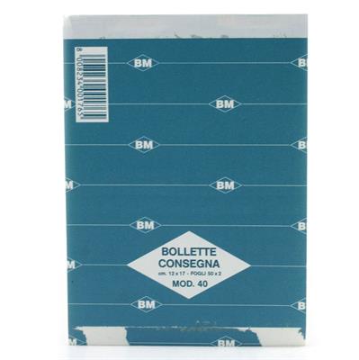BOLLETTE CONSEGNA BM 12X17 MOD.40