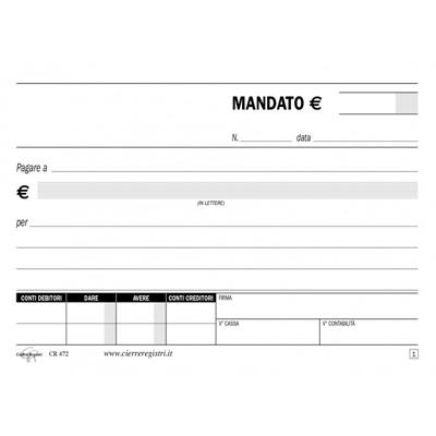 BLOCCO MANDATO 12X17 1630C FLEX