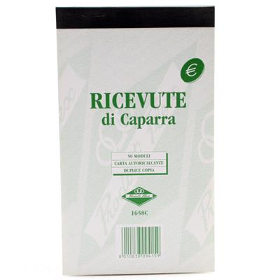 BLOCCHI RICEVUTA CAPARRA 1658C FLEX