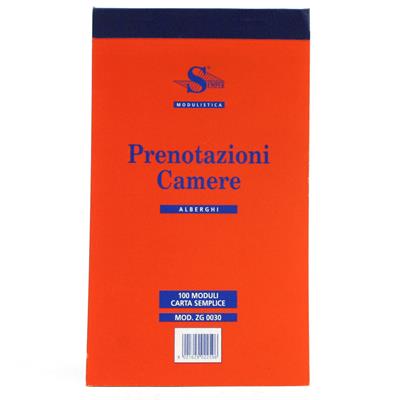 BLOCCHI PRENOTAZIONE CAMERE ZG0030