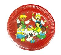 PIATTI BIMBI DEL MONDO CM.18 PZ.8 0359B