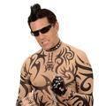 CARNEVALE CRESTE PUNK CLIP-ON NERE 0611K
